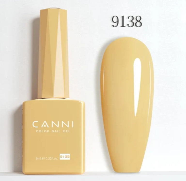 Canni Vernis À Ongles Cc6 Gel Semi-Permanent 24 Couleurs Soak Off Color Uv & Led Gel Polish 9Ml