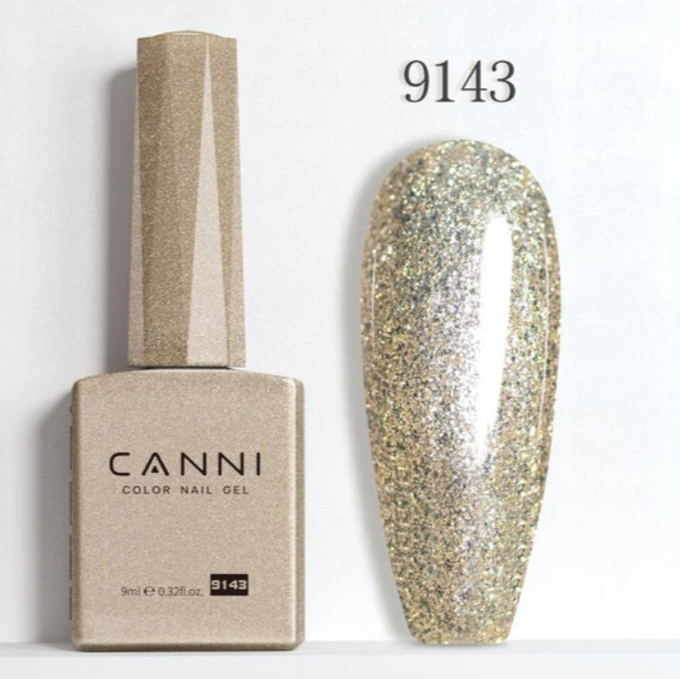 Canni Vernis À Ongles Cc6 Gel Semi-Permanent 24 Couleurs Soak Off Color Uv & Led Gel Polish 9Ml