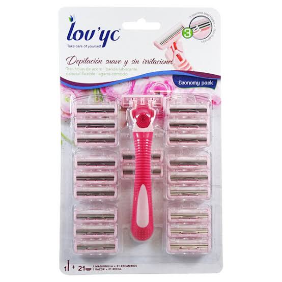 Lov’Yc Take Care Of Yourself Rasoir 3 Lames + 21 Recharge