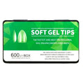 Capsules Américaines Soft Gel Tips Ballerine Boîte De 600 Pièces