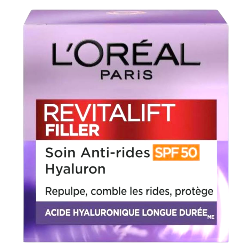 L'Oreal Paris Revitalift Filler Soin Anti-Rides Spf50 Hyaluron