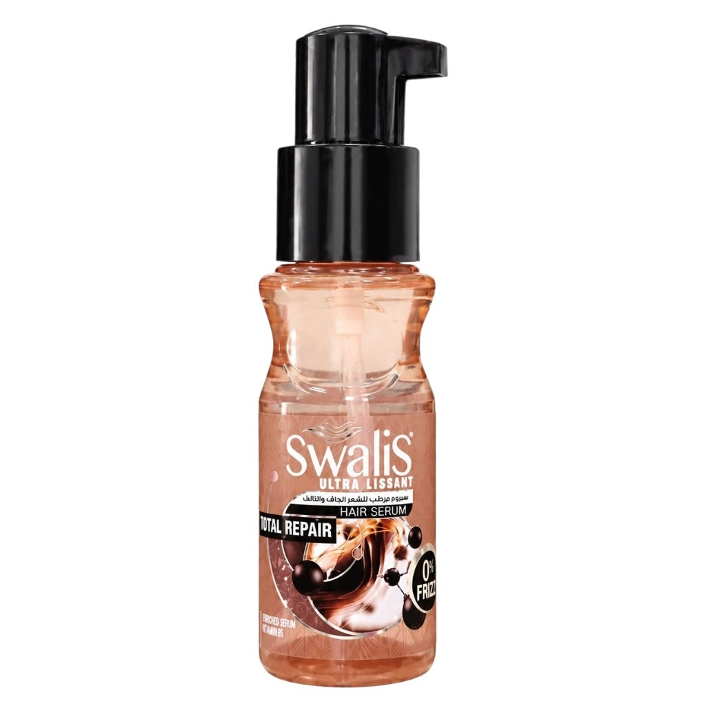 Swalis Ultra Lissant Hair Sérum Total Repair Cheveux Secs Et Abimés 0% Frizz