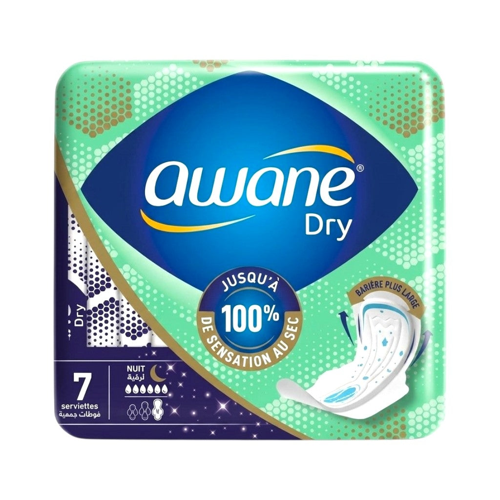 Awane Serviettes Dry Nuit X07