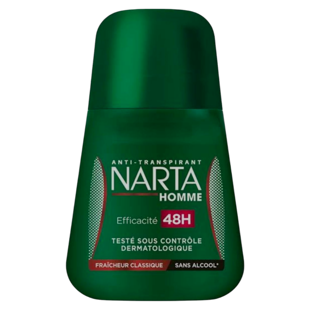 Narta Déodorant Anti-Transpirant Efficacité 48H Testé Sous Contrôle