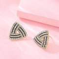 Boucles D’Oreilles “Triangle Étoilé” – Éclat Géométrique ✨