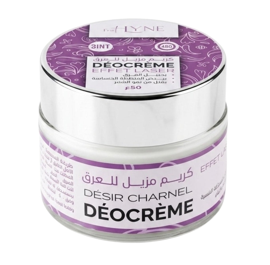 Natlyne Déo Crème Effet Laser 3-En-1 – Déodorant 48H Anti-Transpiration Anti-Odeurs & Réduction De La Pousse Des Poils