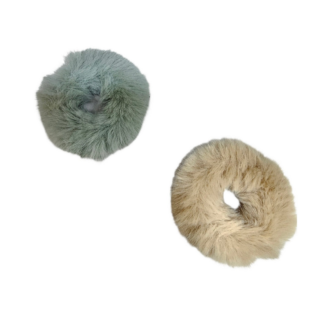 Chouchous Fourrure Artificielle 2 Pcs