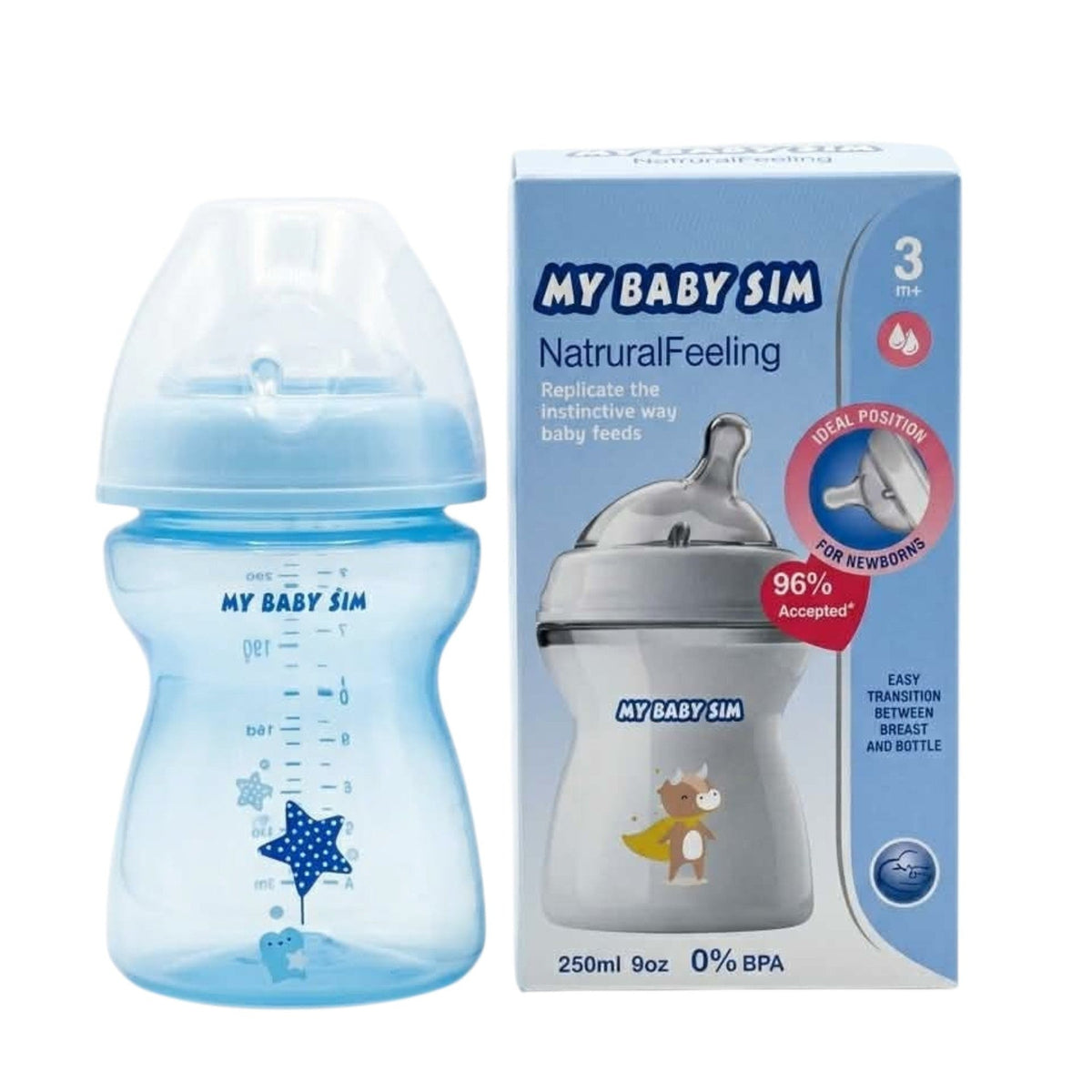 رضاعة My Baby Sim Natural Feeding - 3 أشهر فأكثر