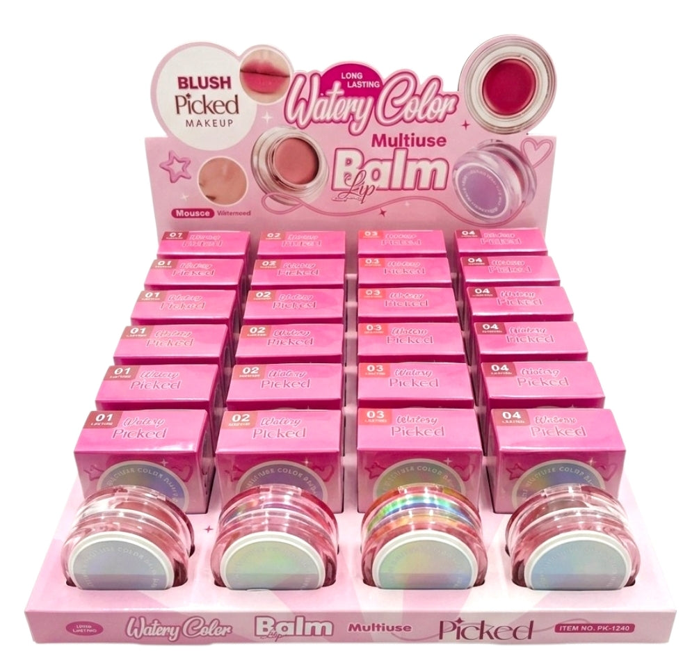 Picked Watery Color Multiuse Balm Baume Teinté Multiusage Pour Lèvres & Joues (Blush & Lip Balm