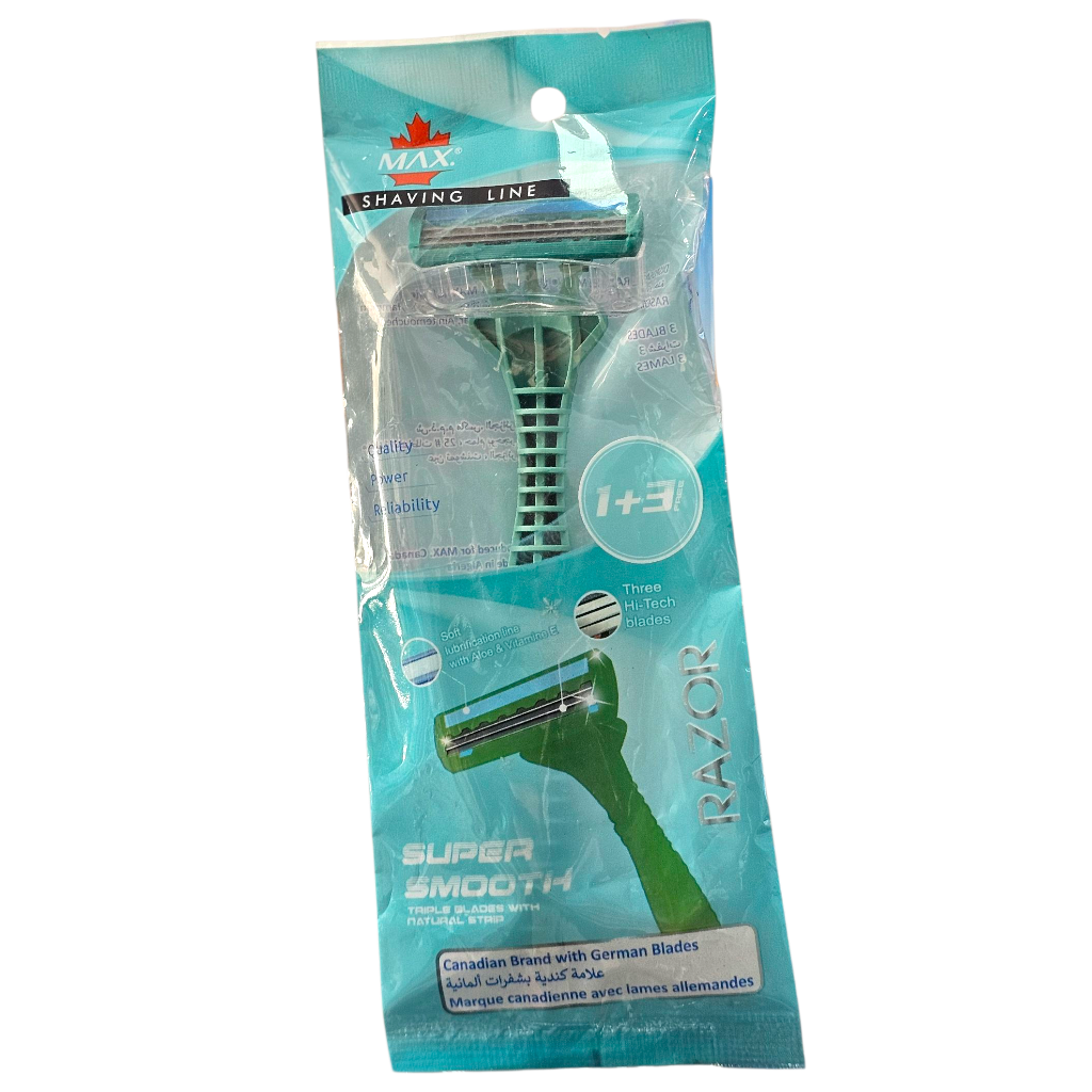 Max Shaving Line 3 Basic Rasoirs 1Pc
