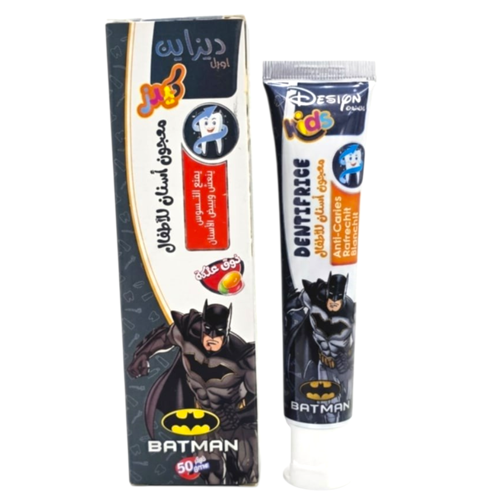 Desiyn Kids Dentfrice Anti-Caries Rafraîchit Blanchit Batman