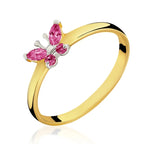 Bague À Breloques Papillon