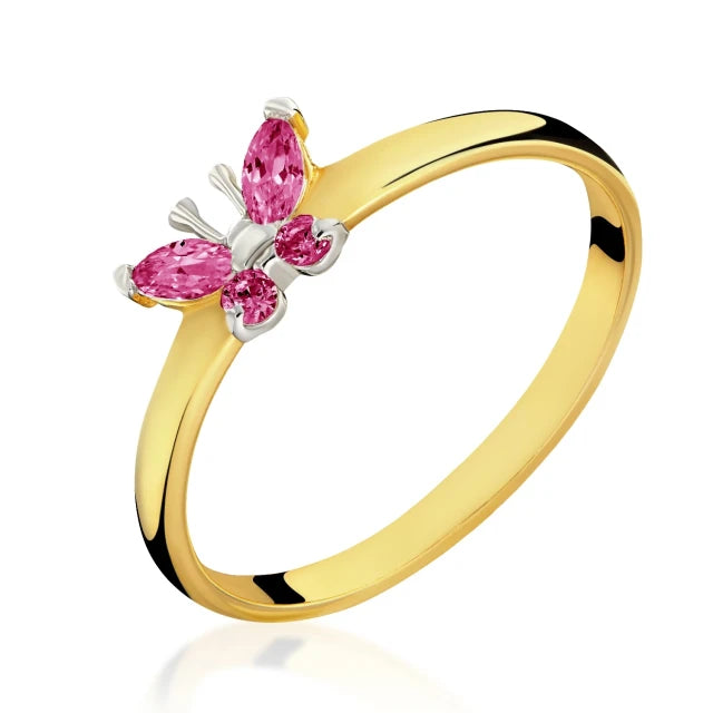 Bague À Breloques Papillon