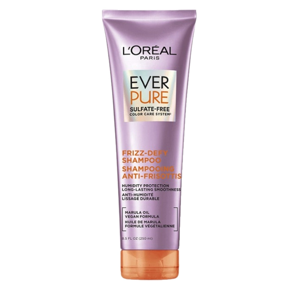 L’Oréal Paris Everpure Shampooing Anti-Frisottis Sans Sulfates – Huile De Marula