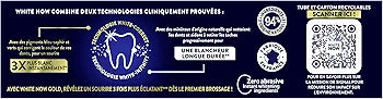 Signal Gold White Now  Dentifrice Blancheur Instantanée 3X