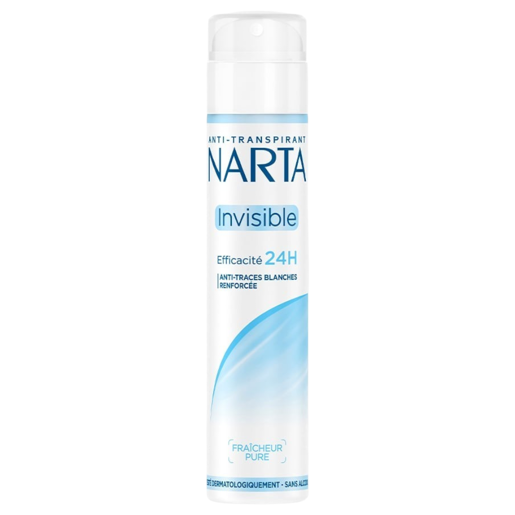 Narta Déodorant Invisible Efficacité 48H Anti-Rraces Blanches