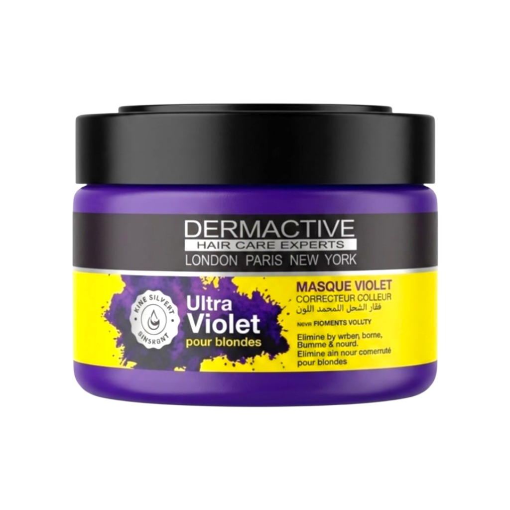 Dermactive Hair Care Experts لندن باريس نيويورك ماسك البنفسج الفائق