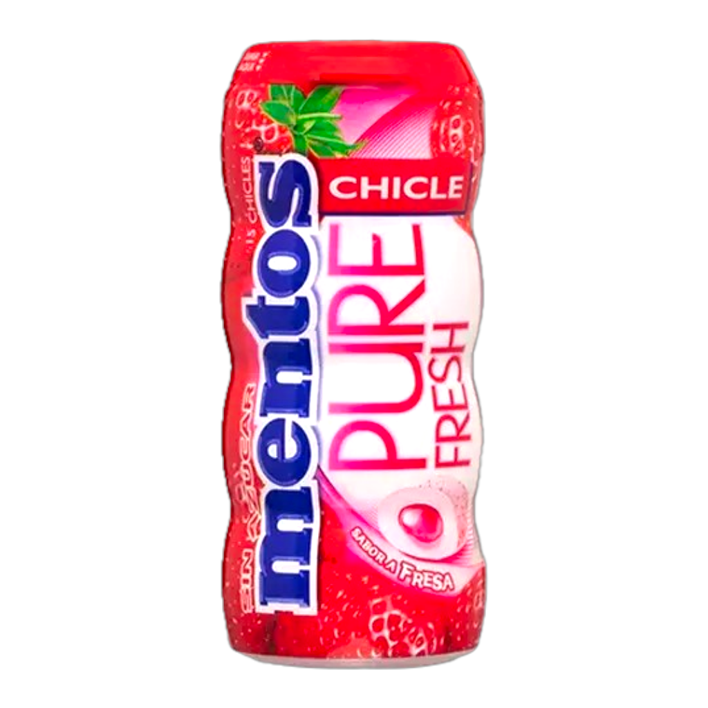 Mentos Gum Fresh Fraise 15 Pieces