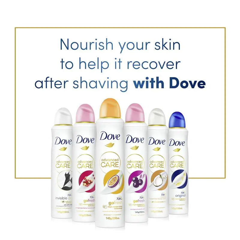 Dove Déodorant Spray Women Advanced Care Antiperspirant Aerosol Passionfruit & Lemongrass