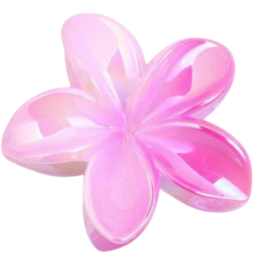 Pince À Cheveux Fleur, Pince À Cheveux Fleur Rose 1 Pièce