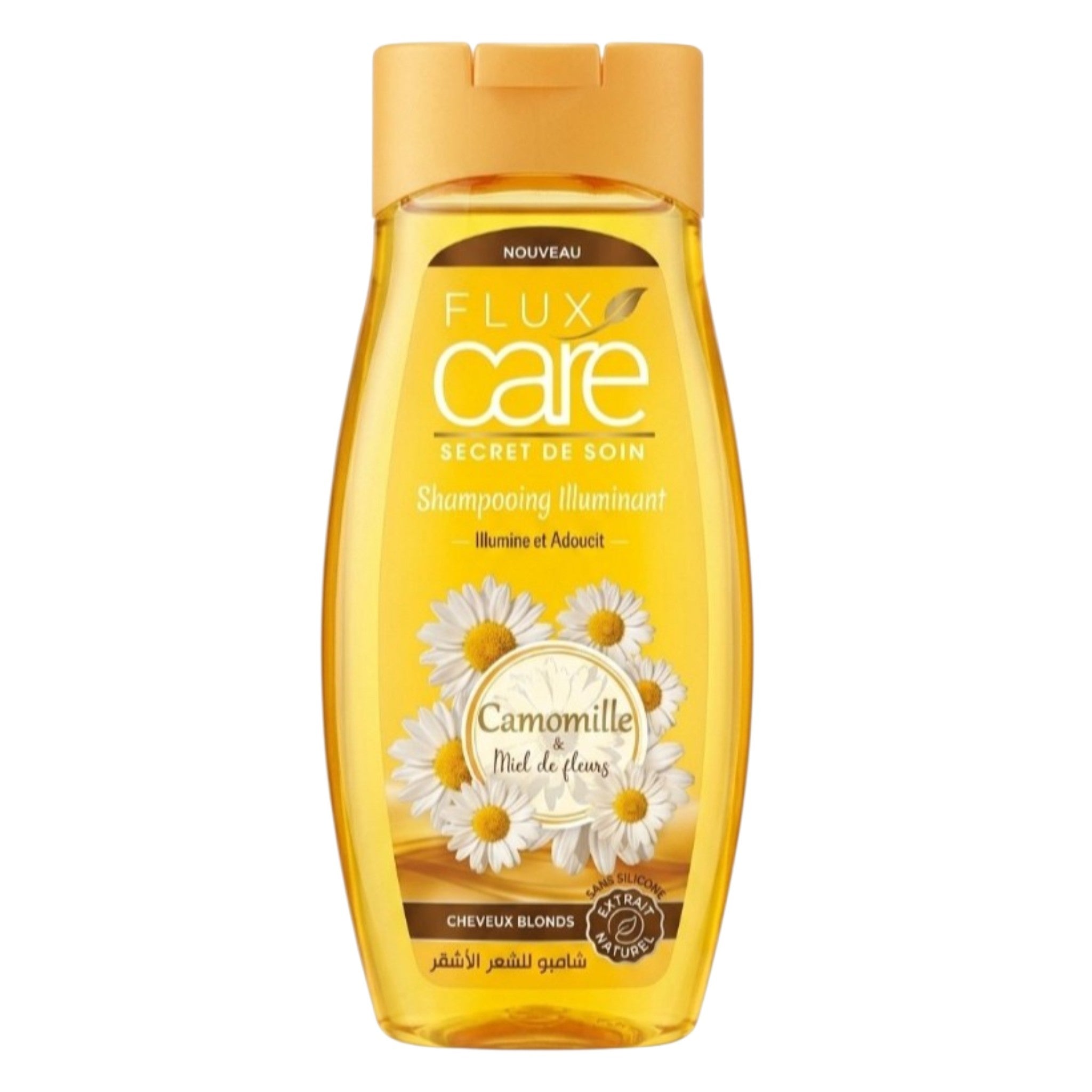 Flux Care Shampooing Illuminant Camomille & Miel De Fleurs Cheveux Blonds