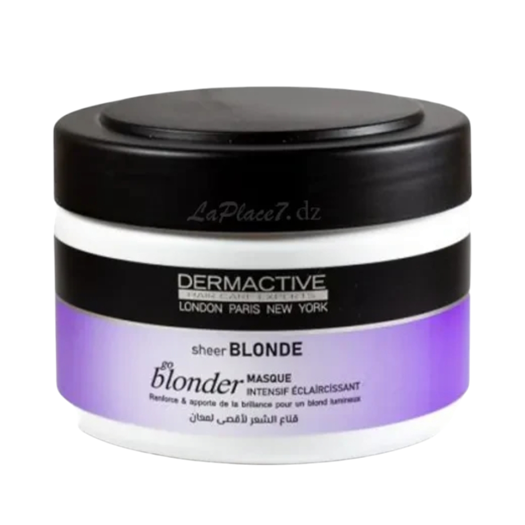 Dermactive Hair Care Experts London Paris New York Sheer Blonde Masque Intensif Éclaircissant