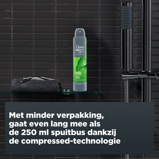 Dove Men+ Care مزيل العرق المتطور انتعاش إضافي مضاد للتعرق حماية 72 ساعة بخاخ