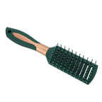 Brosse À Cheveux À Neuf Rangées Peigne À Nervures De Massage Design Creux Polyvalent Pour Peigne À Nervures De Salon De Coiffure