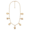 Collier Doré Coquillages & Étoiles De Mer – Style Bohème Chic