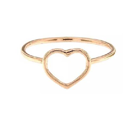 Bague Cœur En Fil