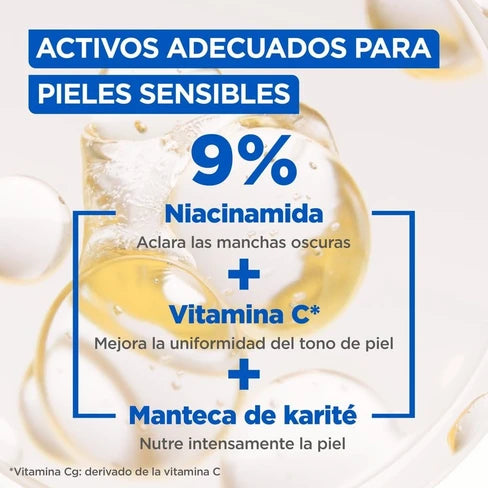 Mixa Hydratant Anti-Taches Niacinamide Bright Pour Les Peaux Sèches Et Ternes