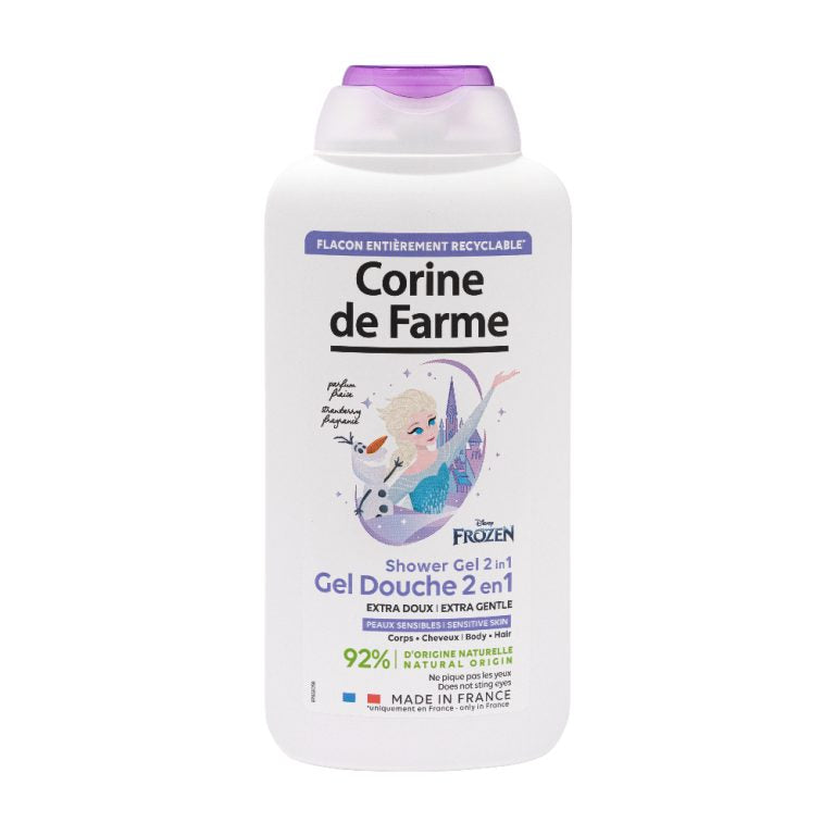 Corine De Farme Gel Douche 2En1 Corps & Cheveux Disney Frozen Peaux Sensibles