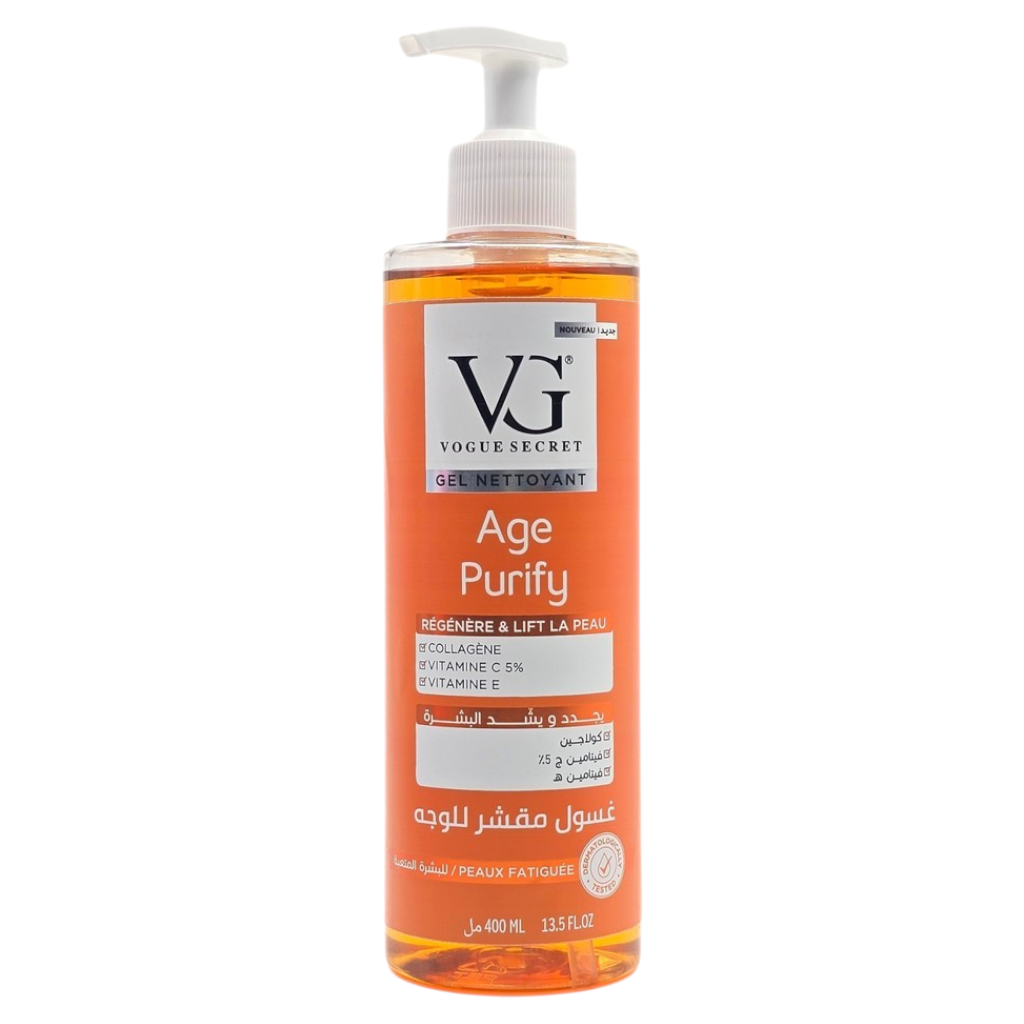 Vg غسول الوجه المنقي Age Purify يجدد ويشد البشرة