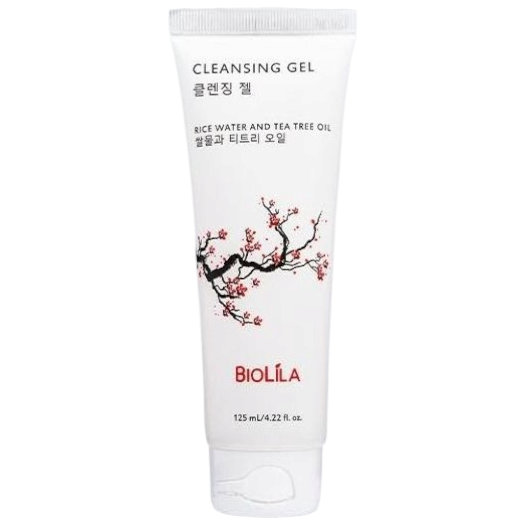Biolila Gel Nettoyant À L’Eau De Riz Et À L’Huile D’Arbre À Thé