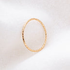 Bague Texturée