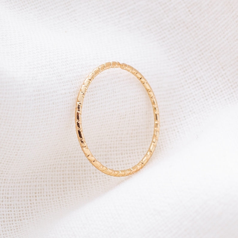 Bague Texturée