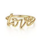 Doré Amour Pour Bague De Mariage Motif Saint-Valentin Cadeau Ouvert Bague