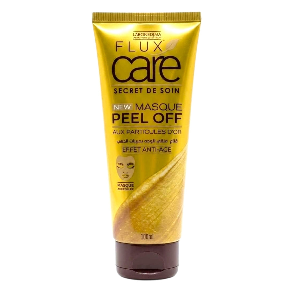 Flux Care Masque Peel-Off Visage Aux Particules D’Or – Effet Anti-Âge