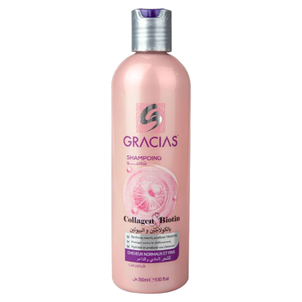 Gracias Shampooing Collagen Biotin Cheveux Normaux Et Fins