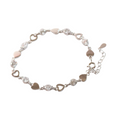 Bracelet En Argent Sterling Pour Femme Vintage Luxe Perles Réglables Bijoux Originaux À La Mode