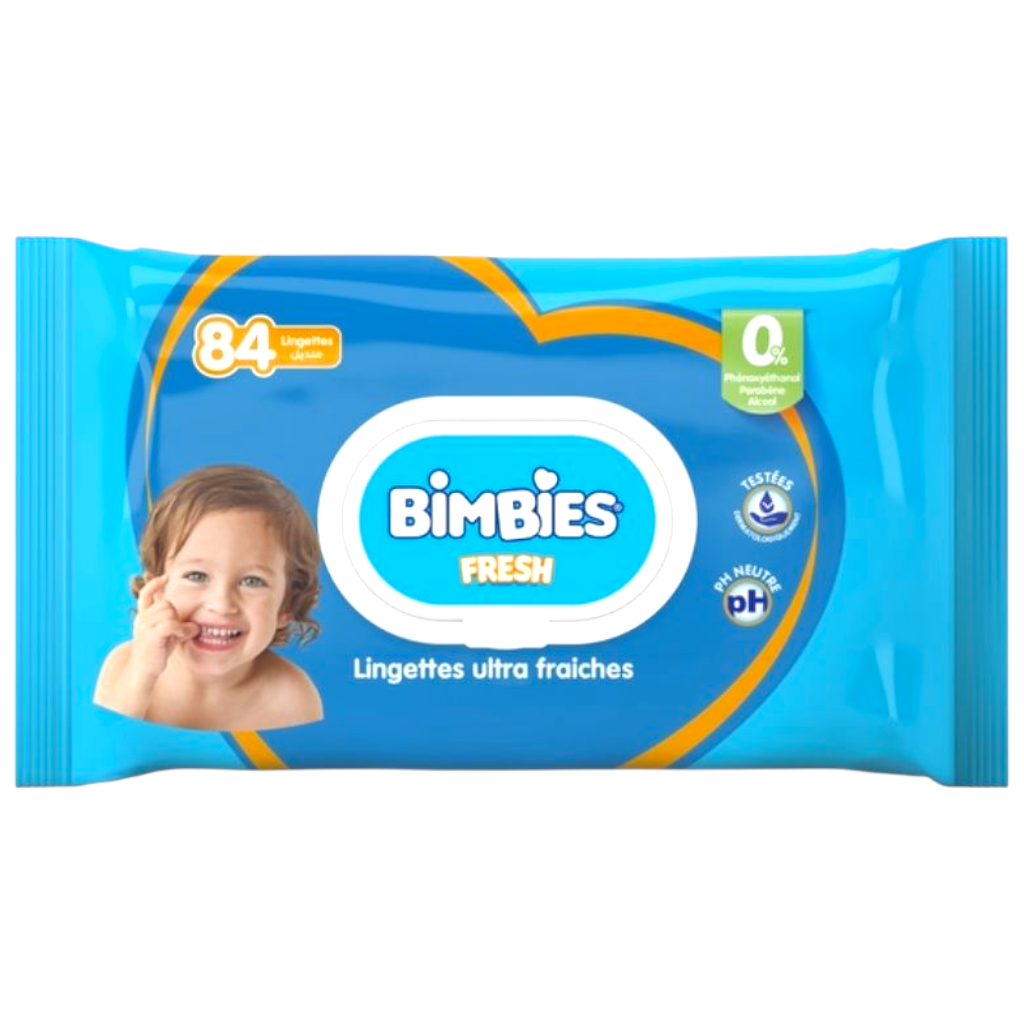 Bimbies Fresh Lingerres Ultra Fraîches 84 Lingettes