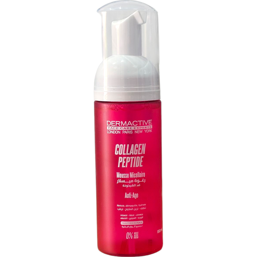 Dermactive Collagen Peptide Mousse Micellaire Anti-Age Tous Types De Peaux 0%