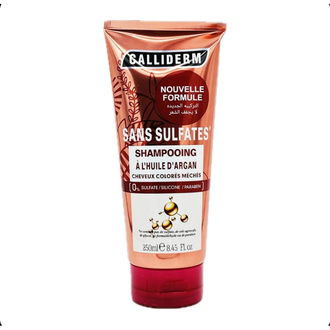Calliderm Shampooing À L'Huile D'Argan Cheveux Colorés Méchés 0% Sulfate