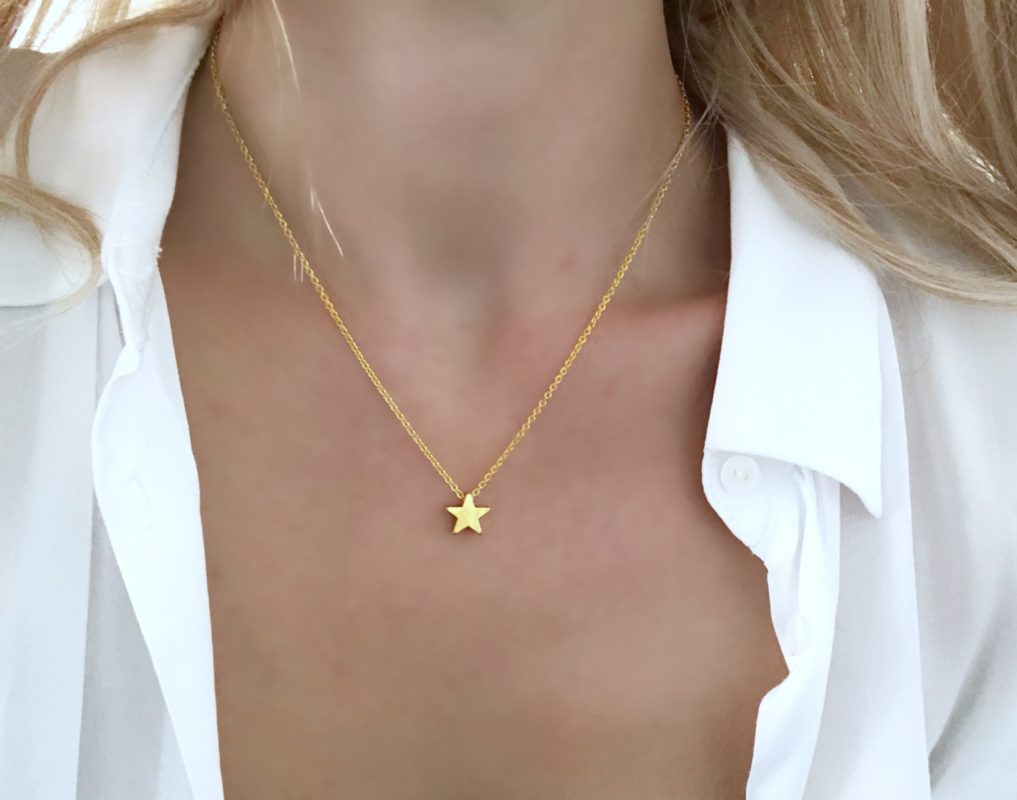 Collier Étoile Plaqué