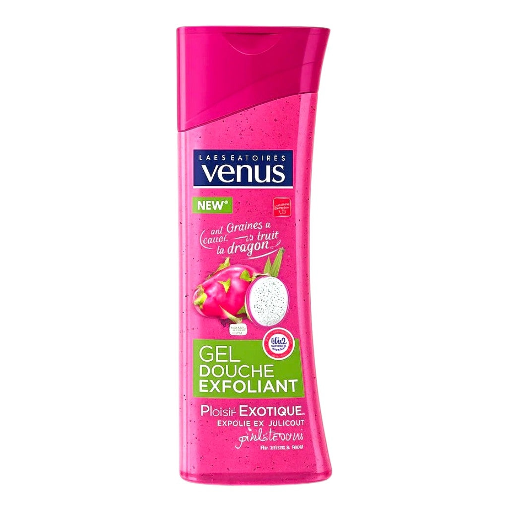 Venus Éclat Tropical – جل استحمام ومقشر بخلاصة فاكهة التنين
