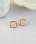 Boucles D’Oreilles “Nude Éclat” – Fini Naturel Brillant