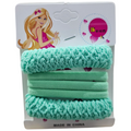 3Pcs / Set Femmes Filles Bandes De Cheveux De Base Couleurs Solides Simples Bandeau Élastique Accessoires De Cheveux Attache De Queue De Cheval