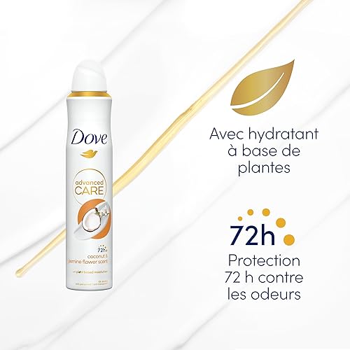 Dove Déodorant Femme Advanced Care Fruit De La Passion Et Citronnelle 72H De Protection Spray