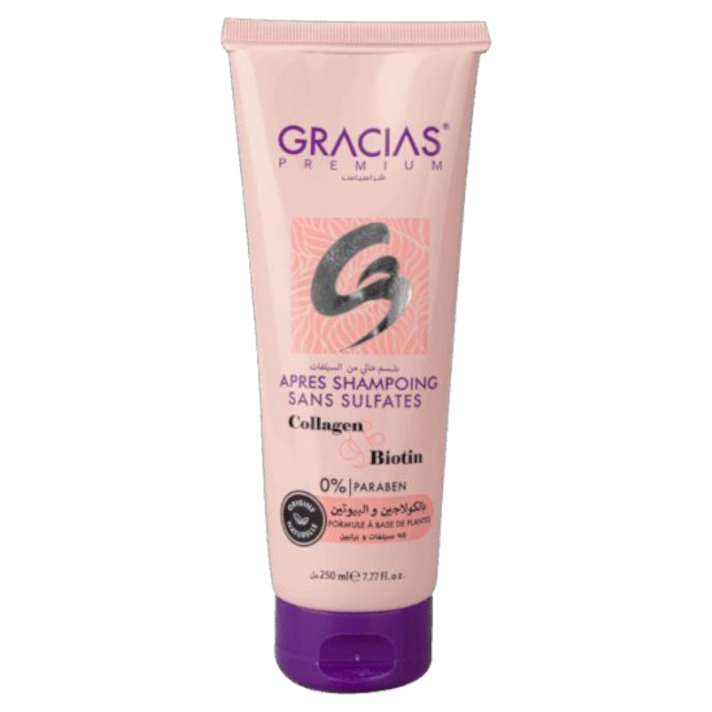 Gracias Après Shampoing Sans Sulfate Kératine