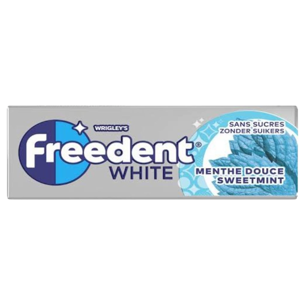 Freedent White Chewing-Gum Menthe Douce Sans Sucres 10 Dragées
